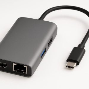 17 USB C Hub with HDMI Ethernet USB A and PD Charging Port