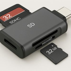 20 USB C SD and Micro SD Card Reader for Dual Slot Data Transfer