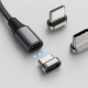 23 Magnetic USB C Charging Cable with Detachable Tips for Easy Alignment
