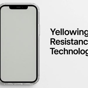 3-1 Clear Solid Color Case with Yellowing Resistance Technology for iPhone